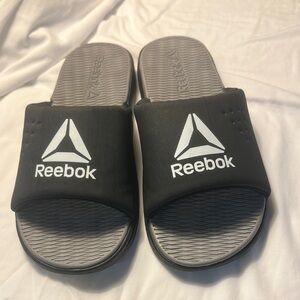 Reebok Black Slide Sandals